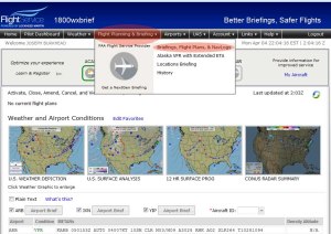 1800WXBRIEF briefing menu